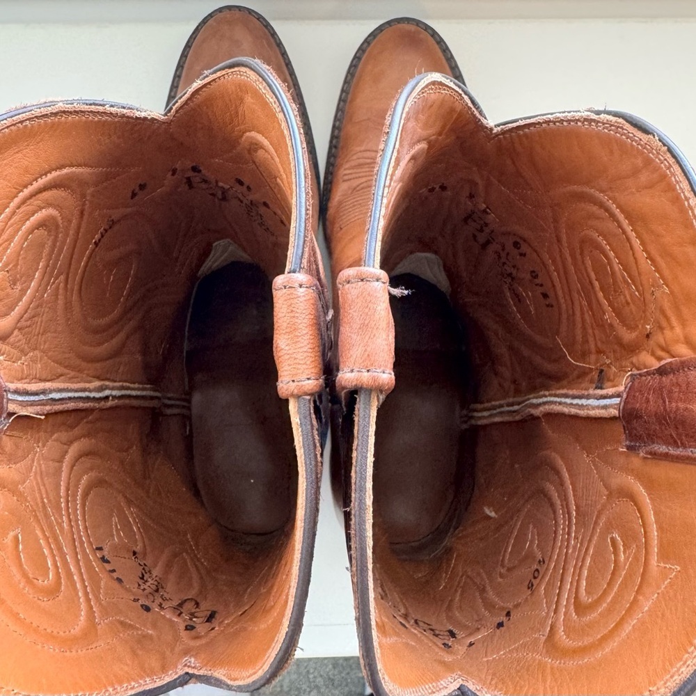 BLACK JACK BP405-64 Ranch Hand Burnished‎ Peanut Size 9 $450 EUC!!! - Picture 9 of 13